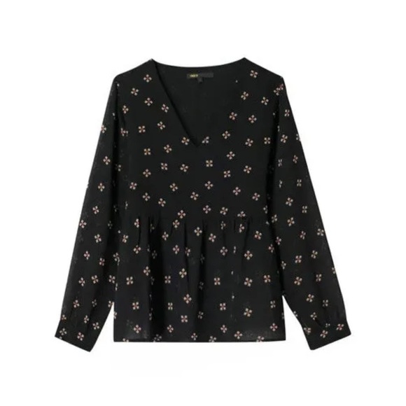 Maje Leona Foulard Print Blouse - Picture 9 of 9